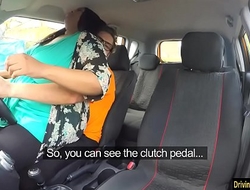 BBW pounded by horny driving instructor