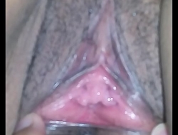 My asian wife pussy after trimming her pubes